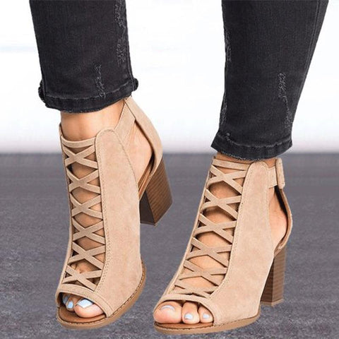 Gladiator High-Heel Sandals