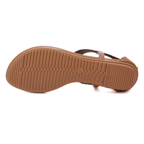 Flat Retro Gladiator Sandals  Boho Bohemia Beach Strap Sandals
