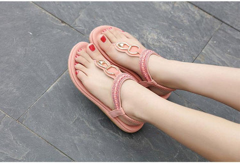 Hot sales bohemia wedge sandals