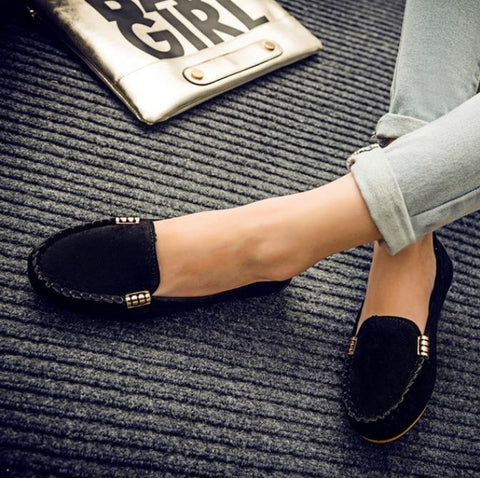 Loafers Candy Color Slip on Flat Shoes