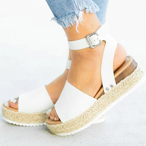 Plus Size Wedges Shoes For Women High Heels Sandals