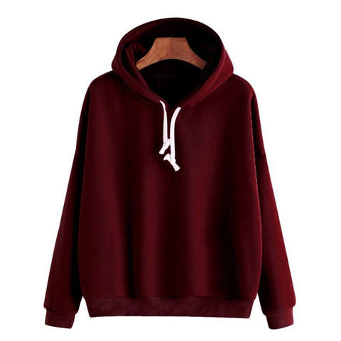 Autumn Casual Long Sleeve Hooded Pullover Hoodie