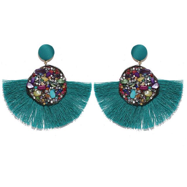 Bohemian Tassel Drop Earrings