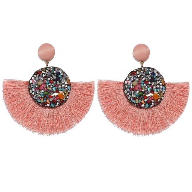 Bohemian Tassel Drop Earrings