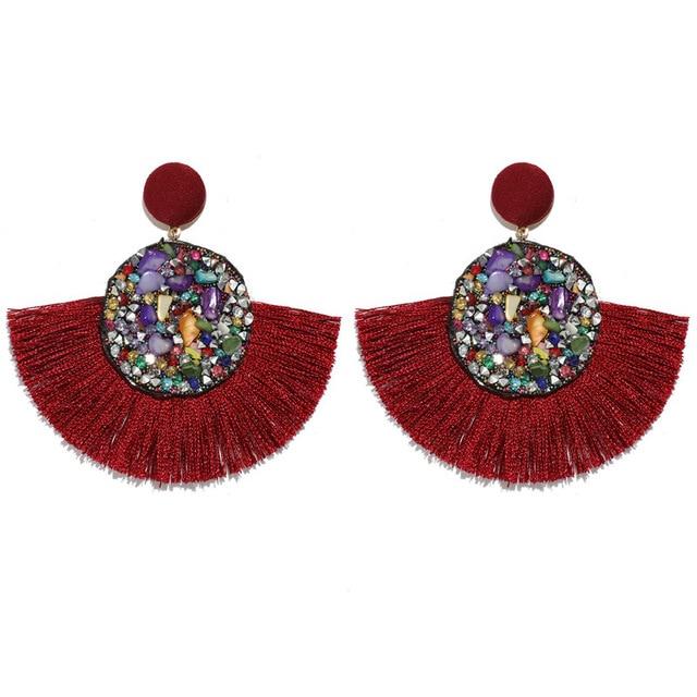 Bohemian Tassel Drop Earrings