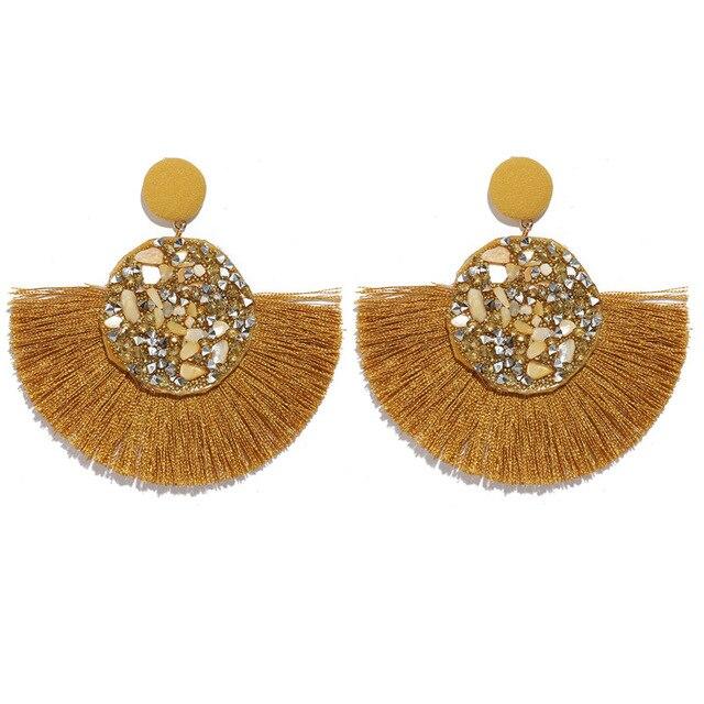 Bohemian Tassel Drop Earrings