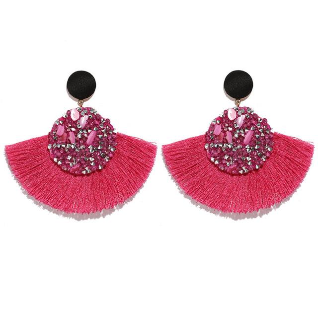 Bohemian Tassel Drop Earrings