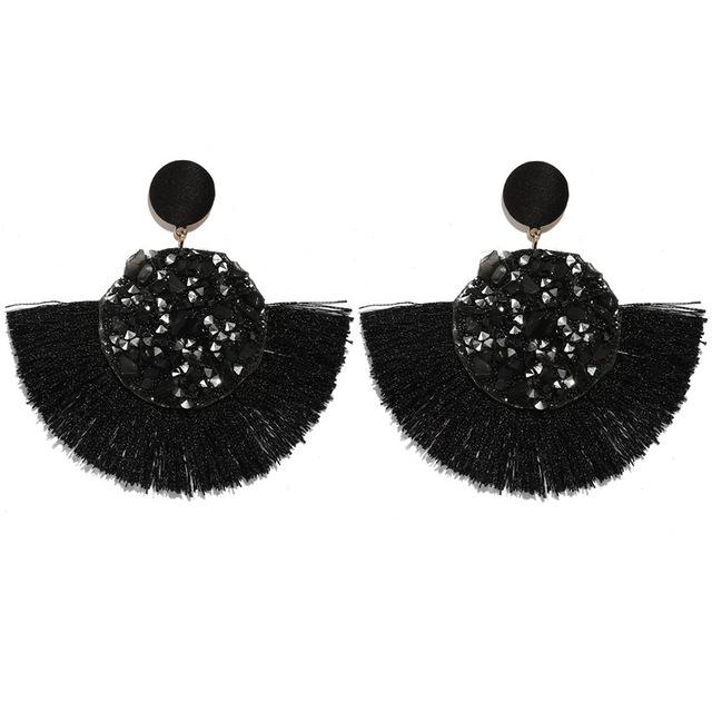 Bohemian Tassel Drop Earrings