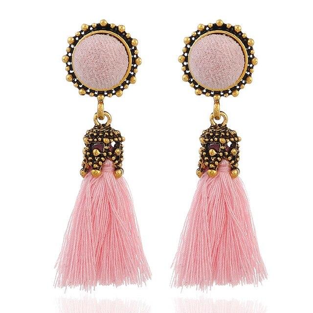 Bohemian Tassel Drop Earrings