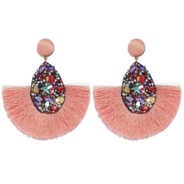 Bohemian Tassel Drop Earrings