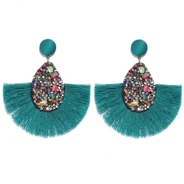 Bohemian Tassel Drop Earrings