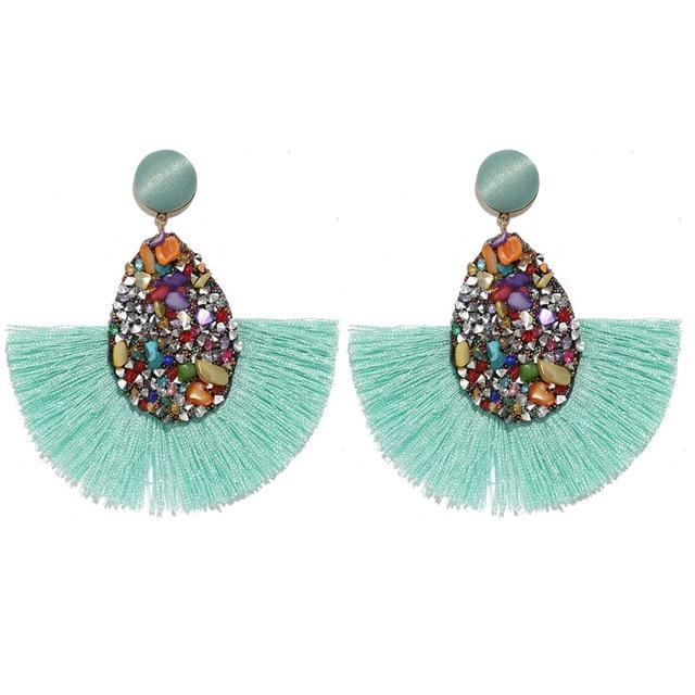 Bohemian Tassel Drop Earrings