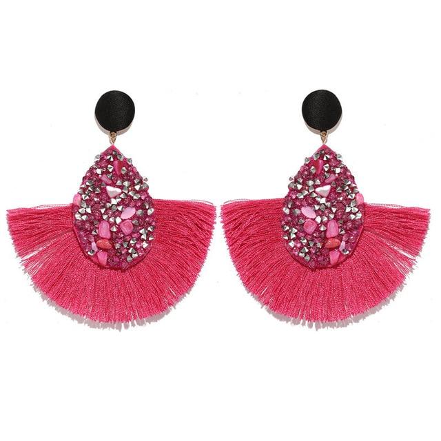 Bohemian Tassel Drop Earrings