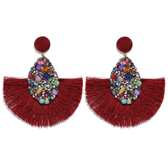 Bohemian Tassel Drop Earrings