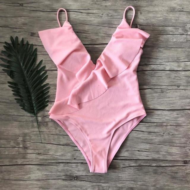 One-Piece Ruffle  Monokini