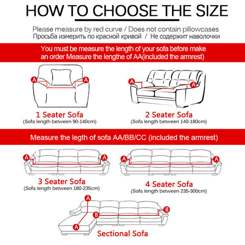 Slipcovers all-inclusive slip-resistant sectional elastic Sofa Cover