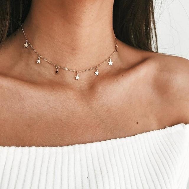 Simple Boho Star Chocker