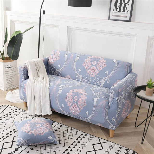 Geometric Colorful Printing Elastic Slipcovers Cover Sofa