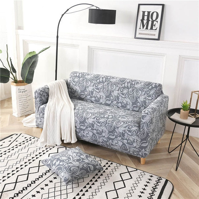 Geometric Colorful Printing Elastic Slipcovers Cover Sofa