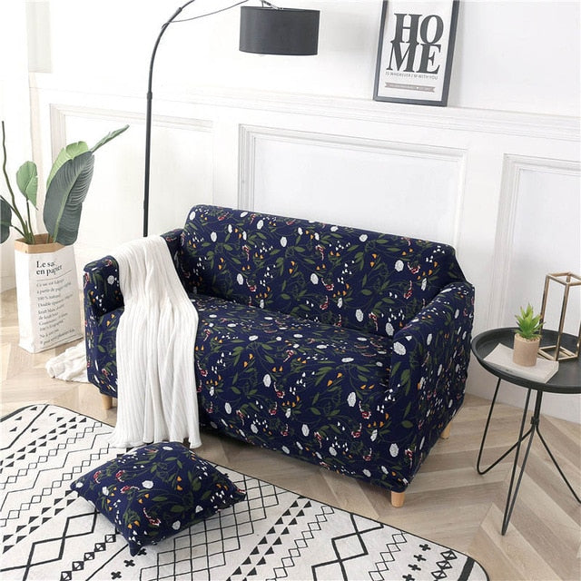 Geometric Colorful Printing Elastic Slipcovers Cover Sofa