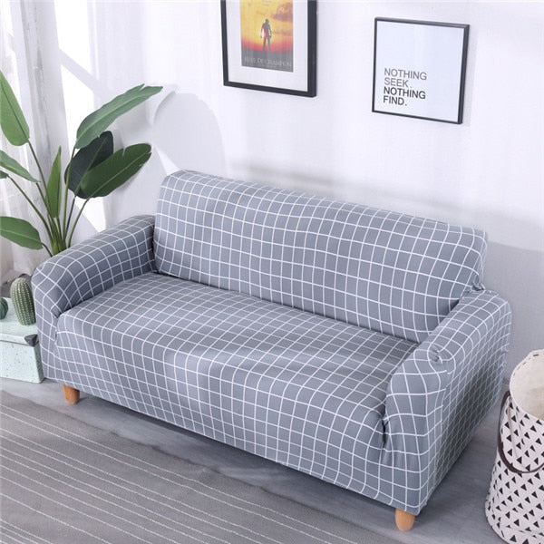 Modern Elastic for Living Room Spandex Sofa Slipcovers