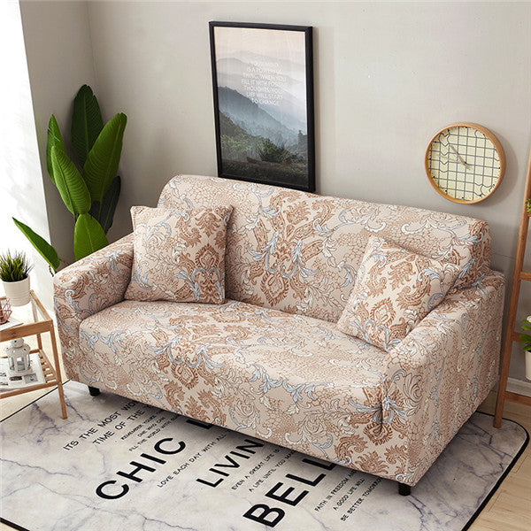 Modern Elastic for Living Room Spandex Sofa Slipcovers