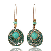 Inlaid with Long trend Dignified atmospheric Drop earrings