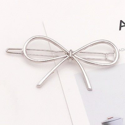 Fashion Triangle Hair Clip Pin Metal Geometric Alloy Hairband